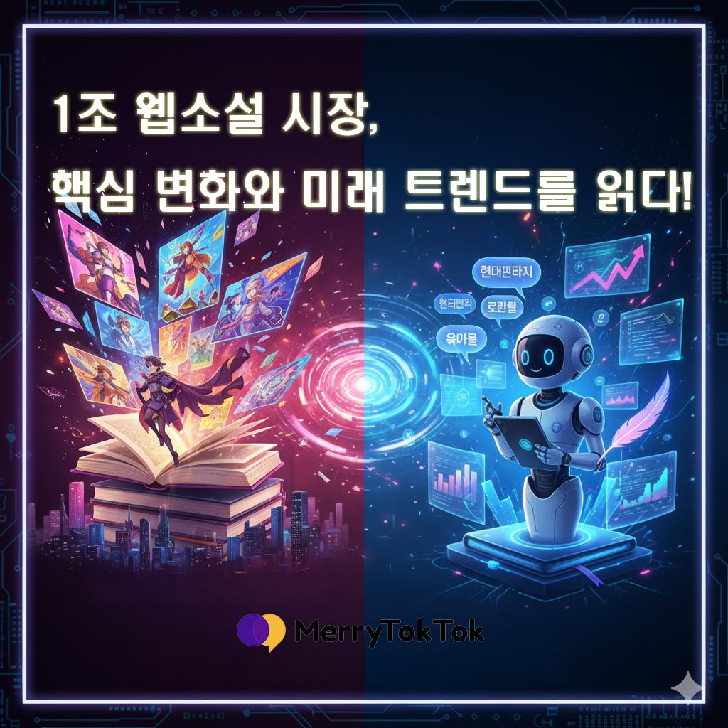 1조 웹소설 시장, 핵심 변화와 미래 트렌드를 읽다!