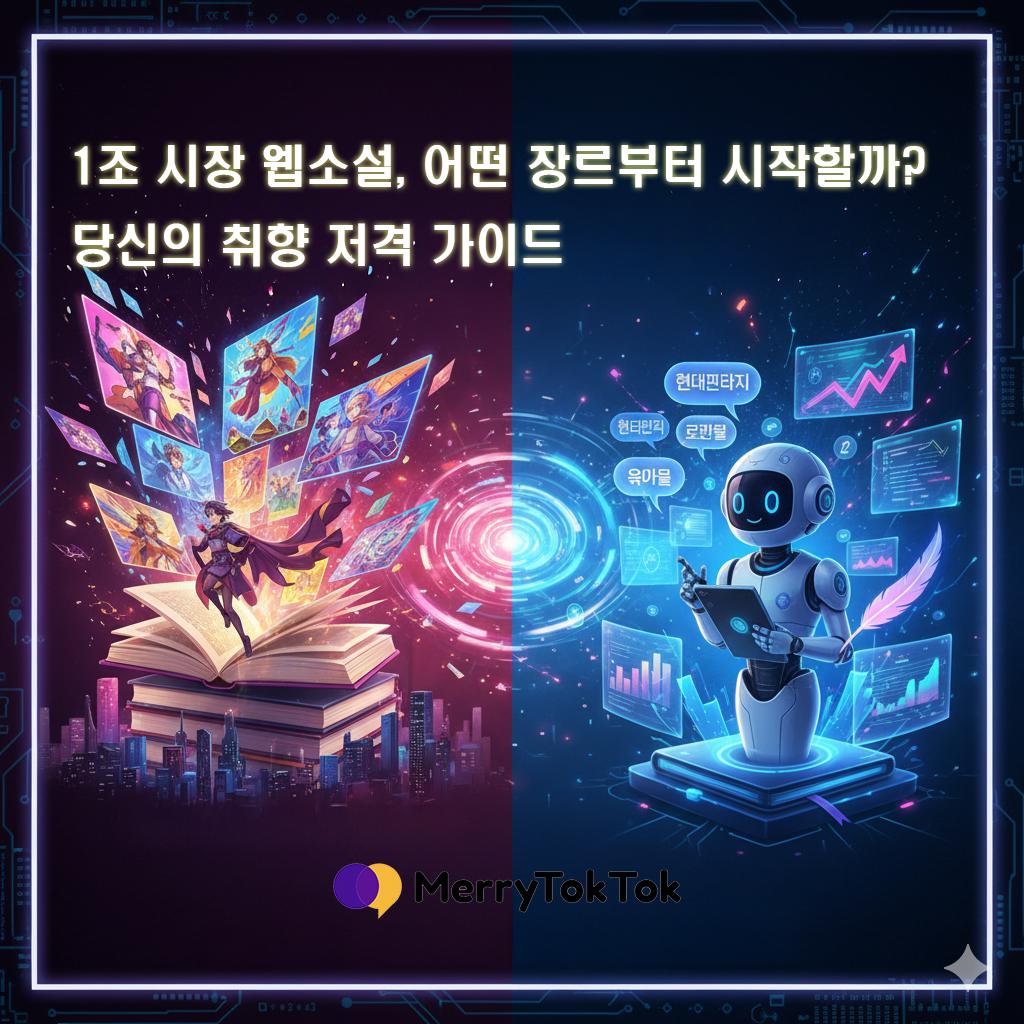 1조 시장 웹소설, 어떤 장르부터 시작할까? 당신의 취향 저격 가이드